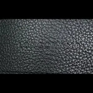 LONGCHAMP BLACK LEATHER BELT/SIVER OVAL BUCKLE Longchamp Belt - Etsy main image 2
